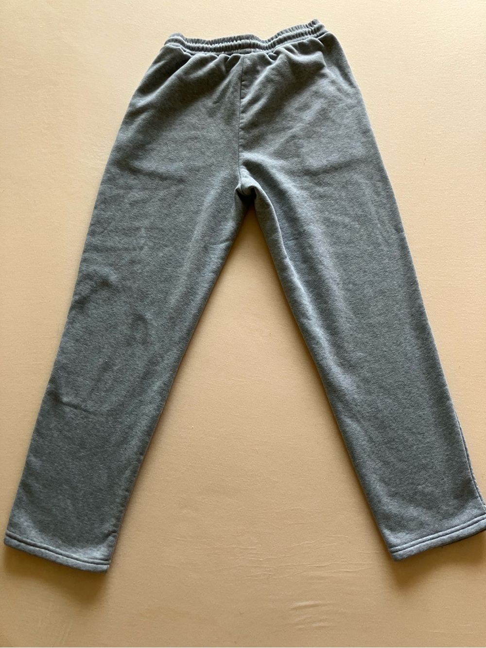 SHEIN Men’s S Grey Wide Leg Sweatpants - Elastic Drawstring Waist, Patch Pockets - Picture 4 of 5